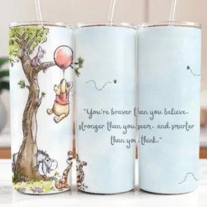 Brave Pooh Tumbler