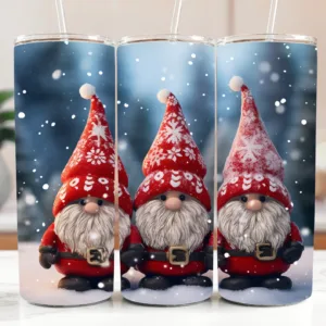 Gnome Holidays Tumbler