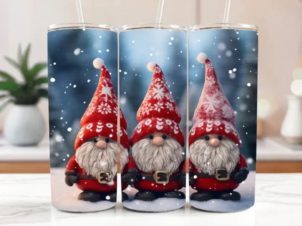 Gnome Holidays Tumbler