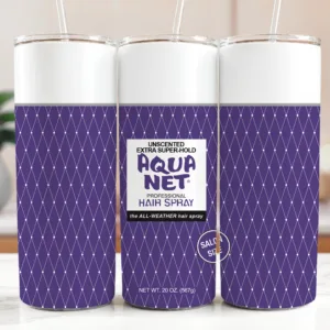 Purple AquaNet Tumbler