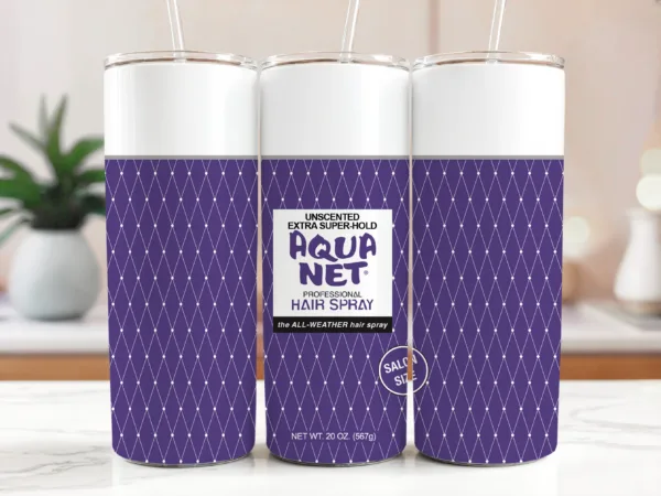 Purple AquaNet Tumbler