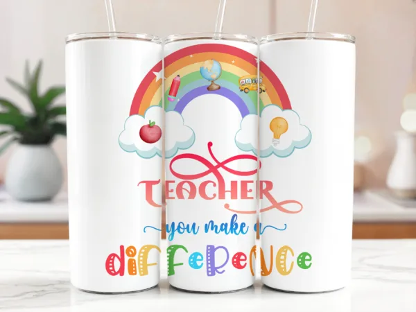 Teachers Make Difference Tumbler