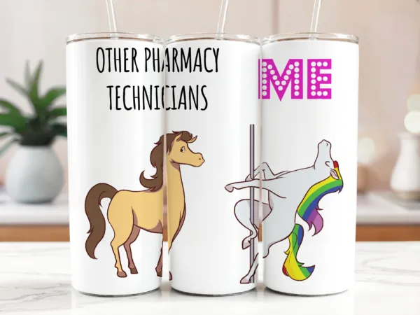 Pharmacy Tech Unicorn Tumbler