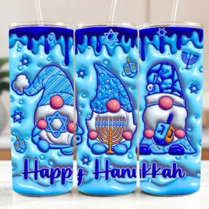 Gnome Hanukkah Tumbler