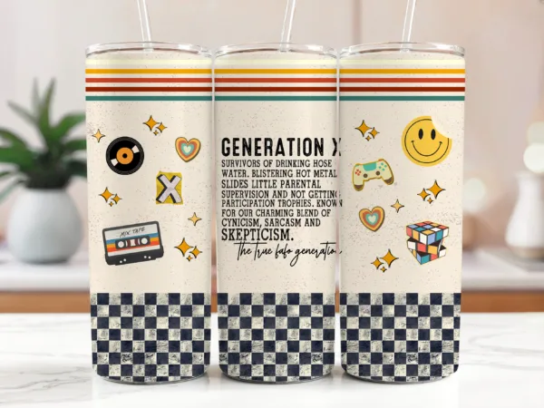 Gen X Retro Tumbler